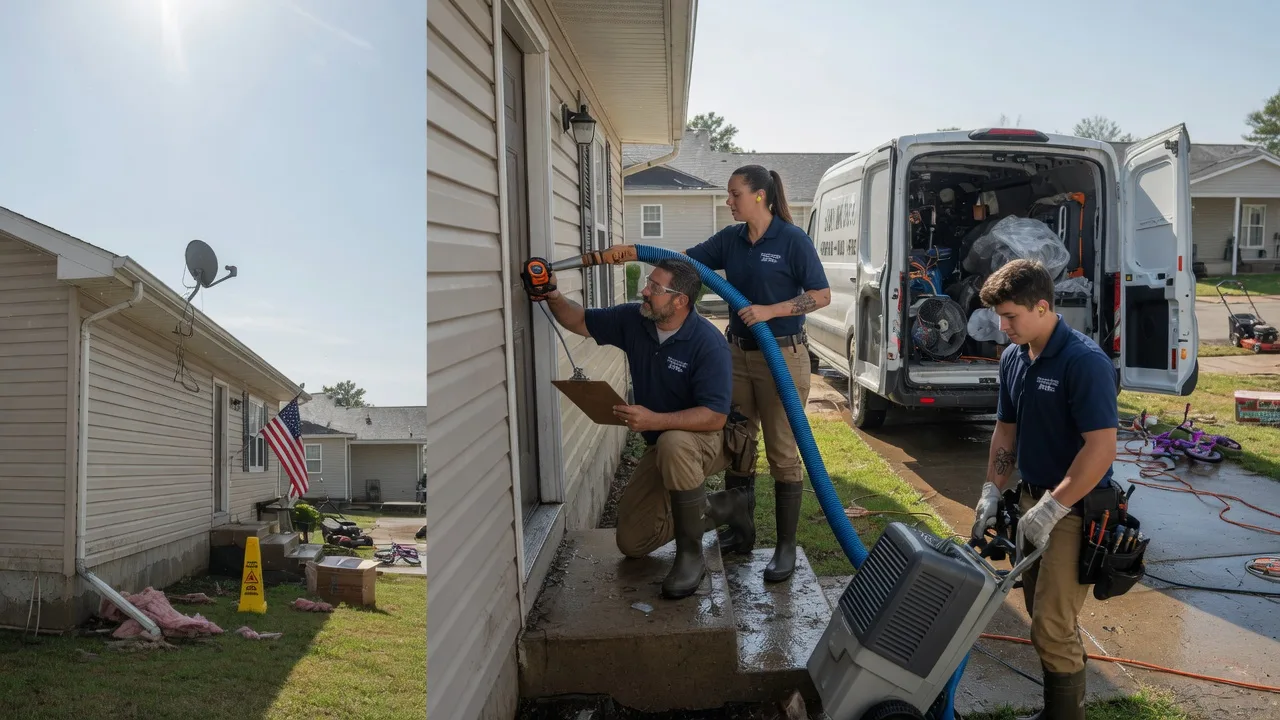 Ceiling Water Damage Restoration in Almo, ID near me